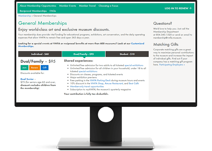 Online memberships Outbound software
