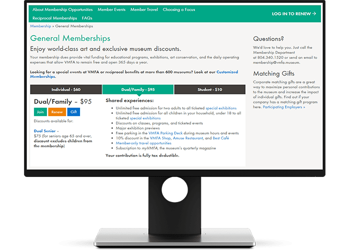 Online memberships Outbound software