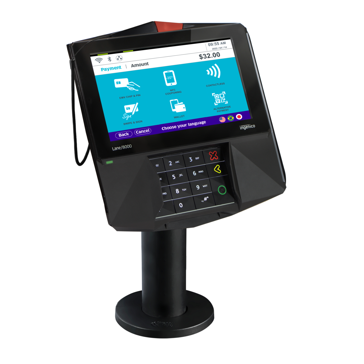 Ingenico Lane 7000 payment terminal